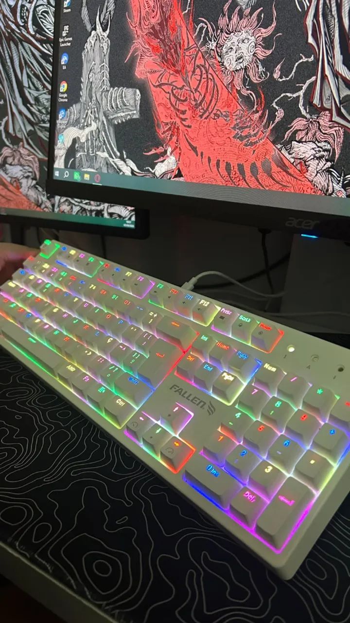 Teclado Gamer Mecânico Fallen Pantera  - Foto 4