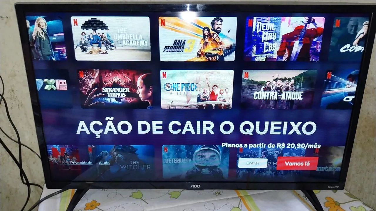 Tv aoc 32 polegadas smart roku  - Foto 3