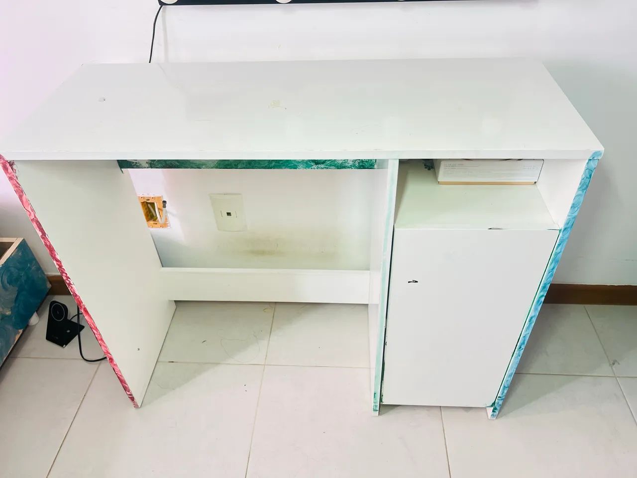 Espelho de maquiagem e Mesa  - Foto 4