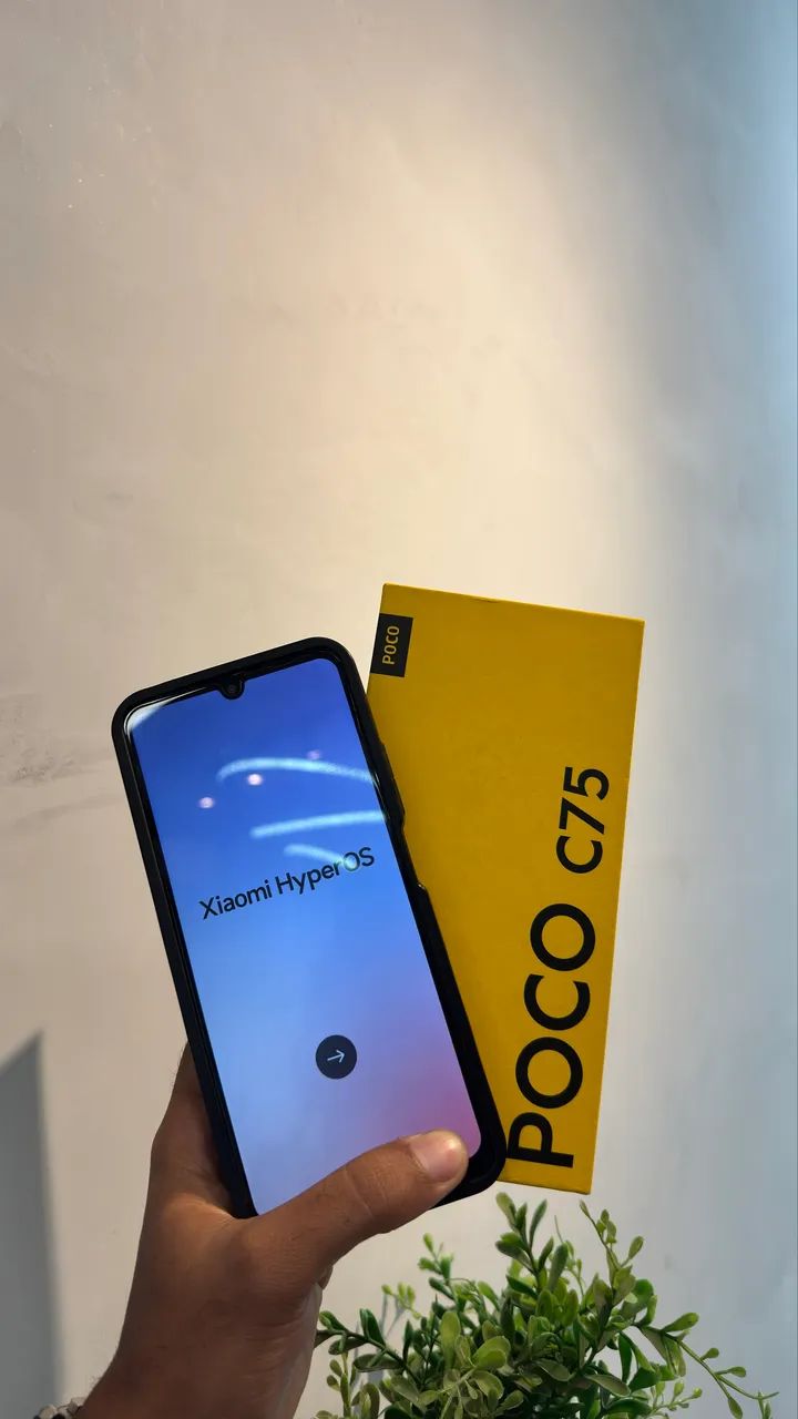 POCO C75 NFC 128GB SEMI-NOVO - Foto 2