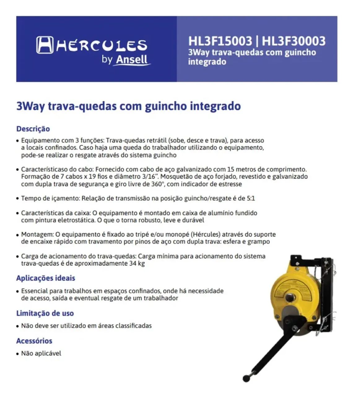 Trava Quedas 3way  - Foto 2