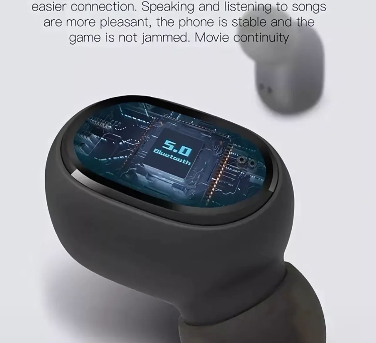 Fone Bluetooth 5.3 com tela digital 