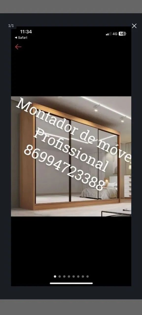 Montador de móveis profissional 