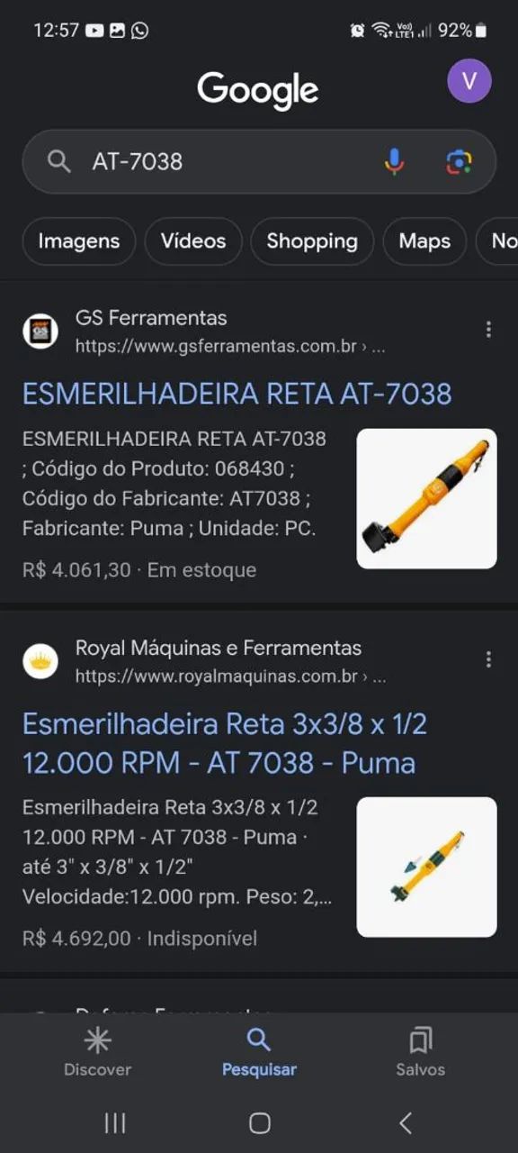 Ferramentas Pneumática  - Foto 2
