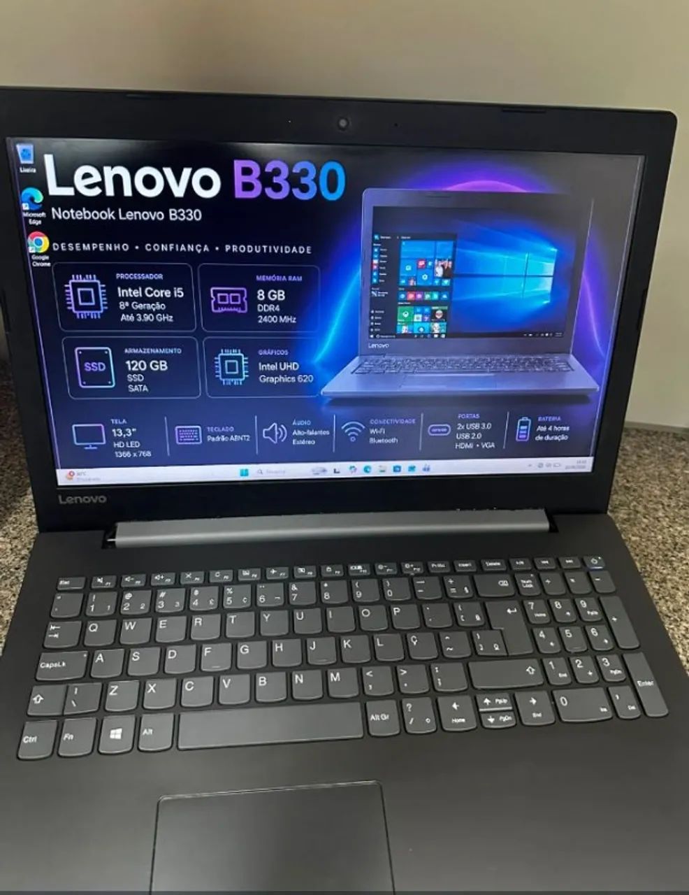 notebook Lenovo B330 core i5 8ª geração 