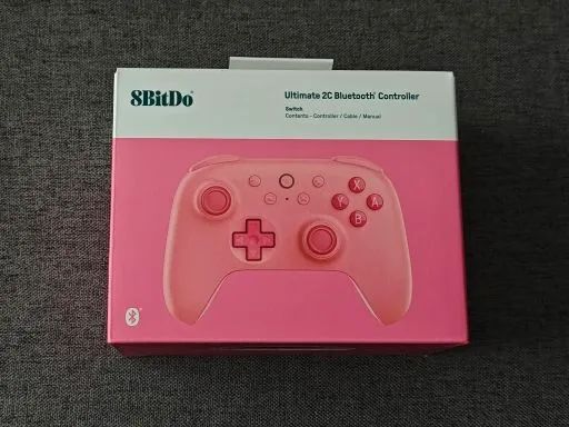 Controle 8BitDo Ultimate 2C Bluetooth Switch 1&2 Lacrado Rosa - Foto 4