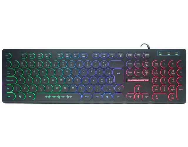 Teclado Gamer Steampunk Km76 K-mex *ENTREGA GRÁTIS* - Foto 4