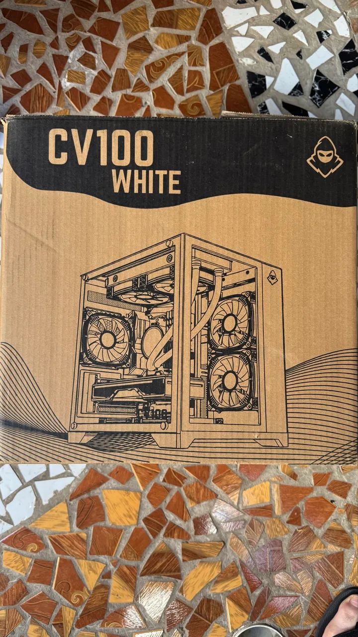 Gabinete branco mancer cv100  - Foto 4