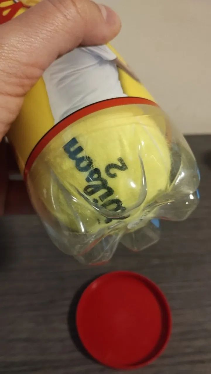 Tubo com 3 Bolas de Tênis Wilson Roger Federer (Lacrado) - Foto 4