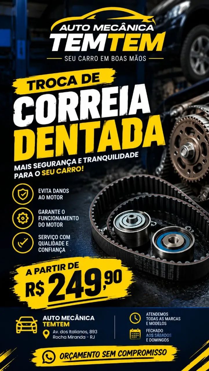 Mecânico Troca de Correia Dentada 