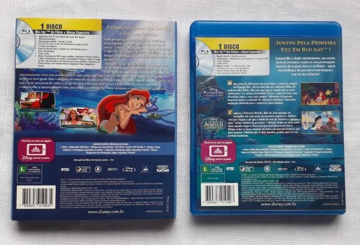 Blu-Ray Trilogia A Pequena Sereia (original) - Foto 2