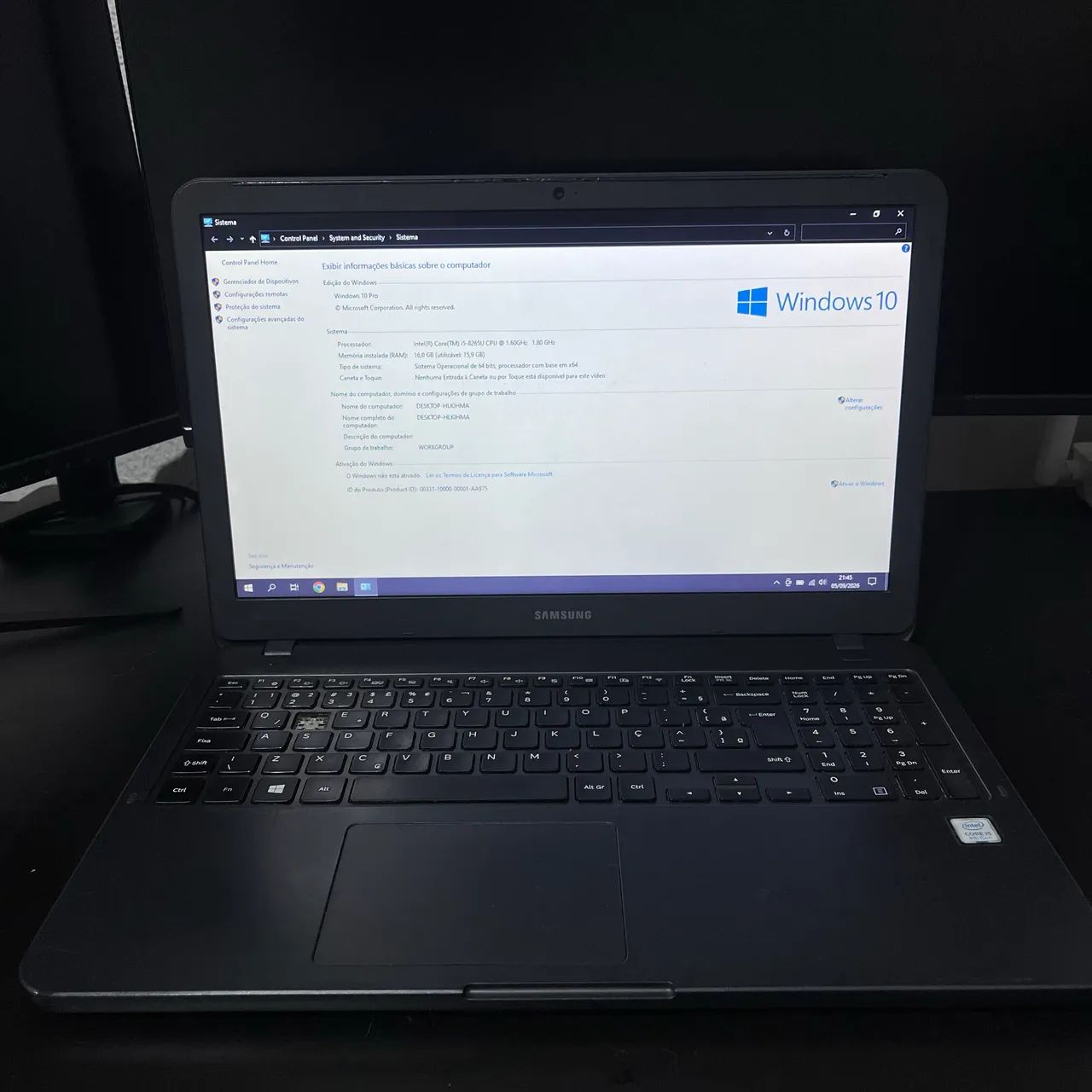 NOTEBOOK SAMSUNG I5 8º GEN - 16GB RAM - 1TB - Foto 2