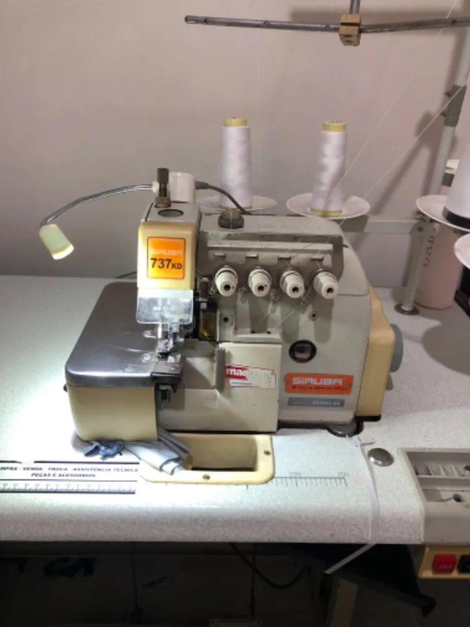 Maquina overlock ponto cadeia - Foto 2