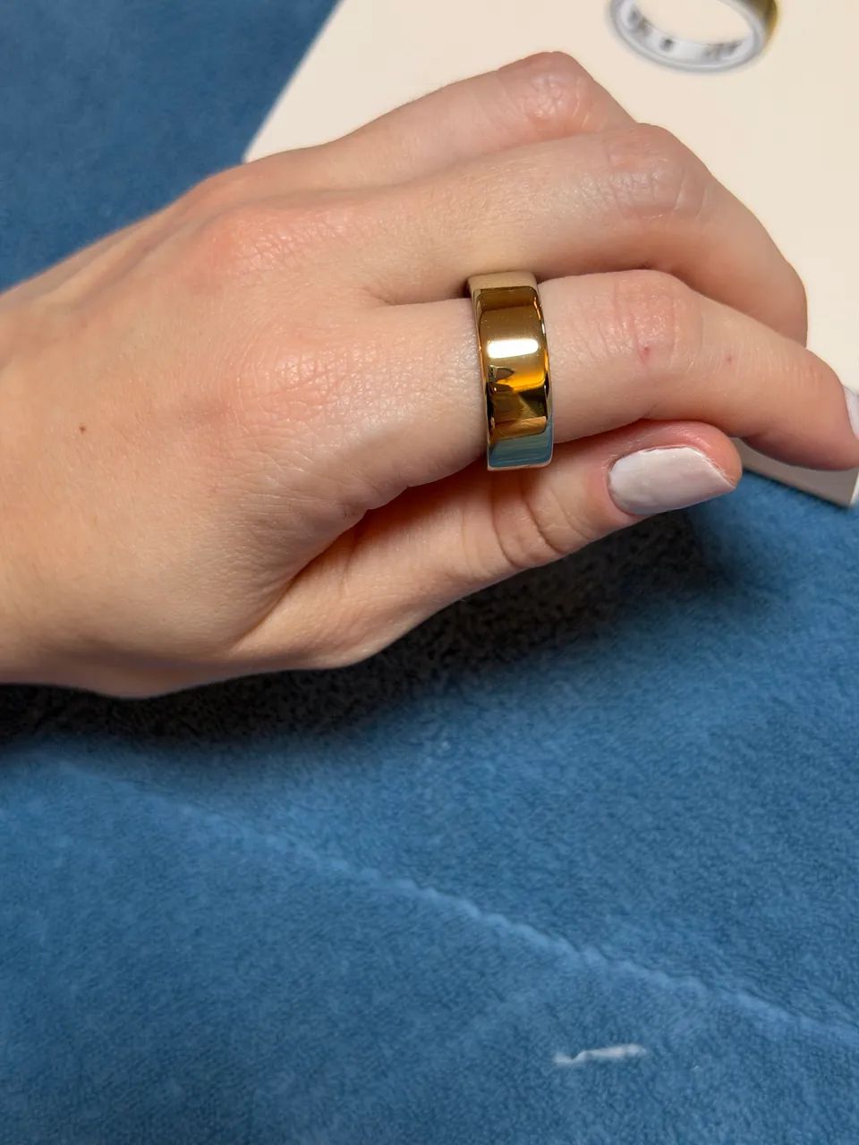 Oura ring 4 Gold tamanho 8 - Foto 4