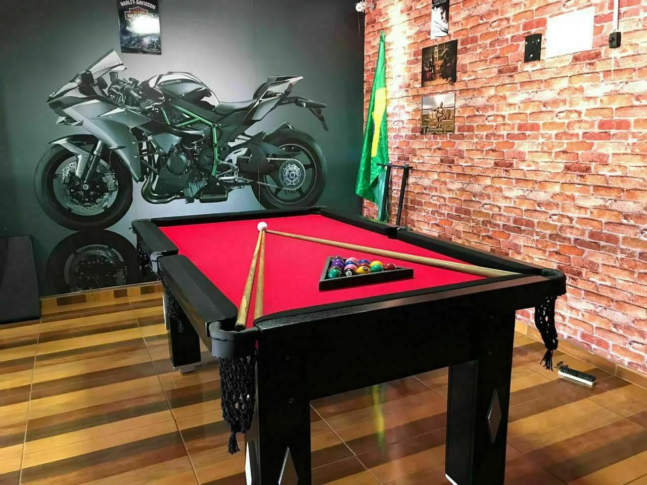 Mesa d sinuca 220x120 2,890 avista direto da fábrica 