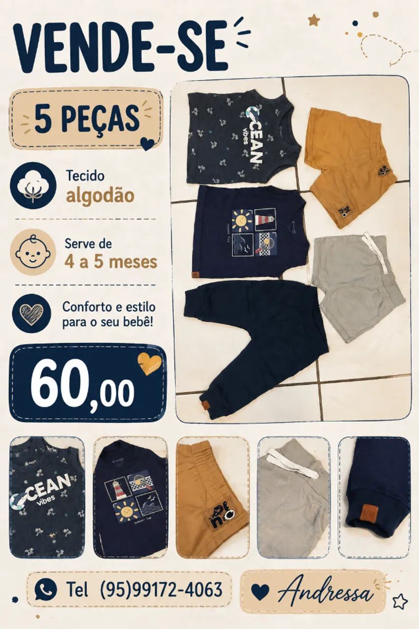 Roupas para bebê 