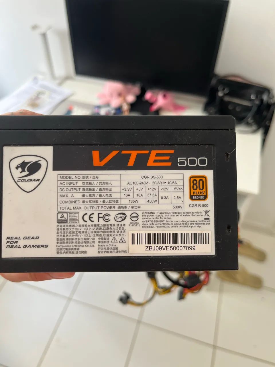 Fonte colgar 500w 80 Plus bronze  - Foto 5