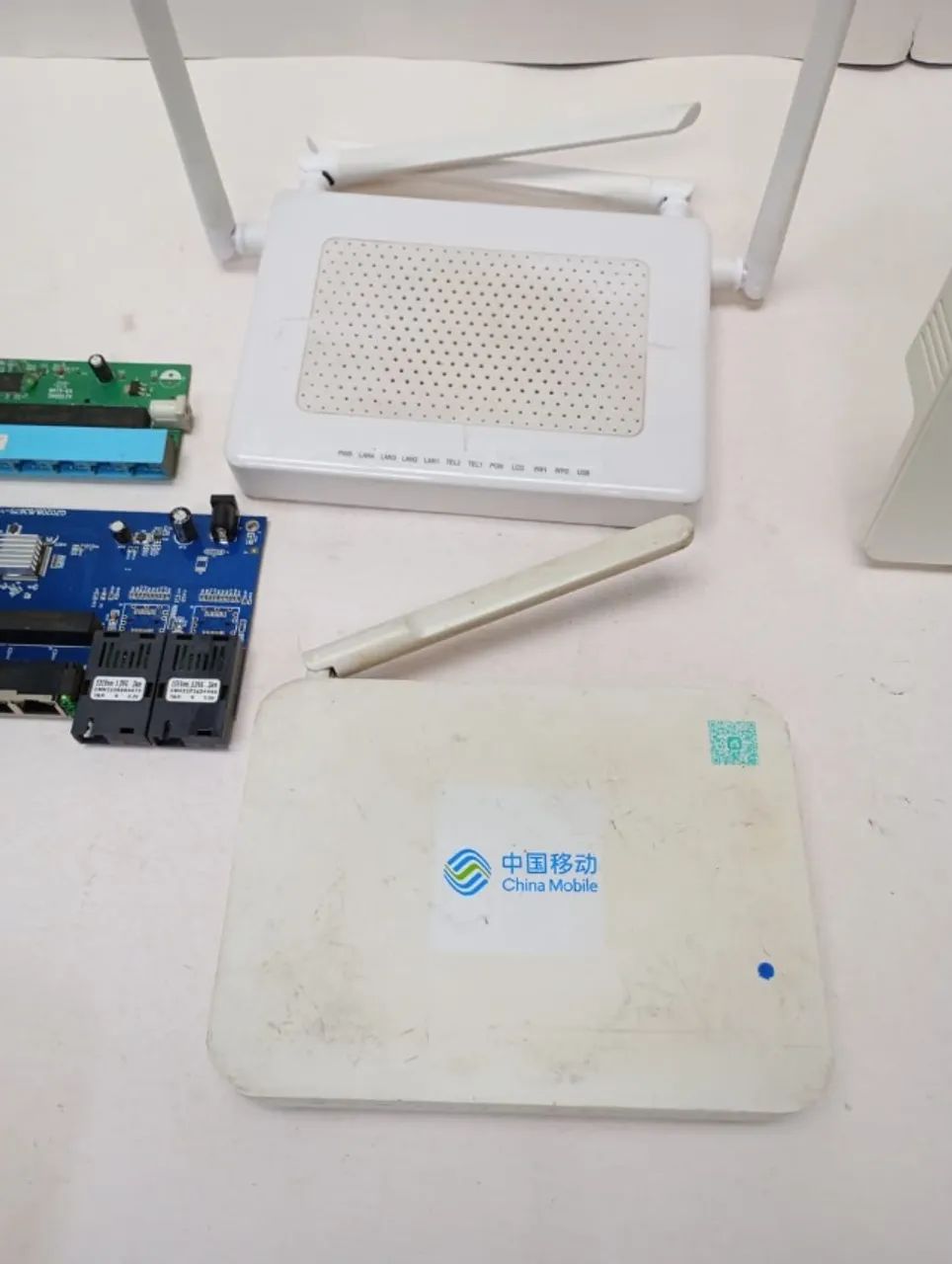 Lote 5 Roteadores Modem Huawei Nokia 2 Placas Rede - Foto 4