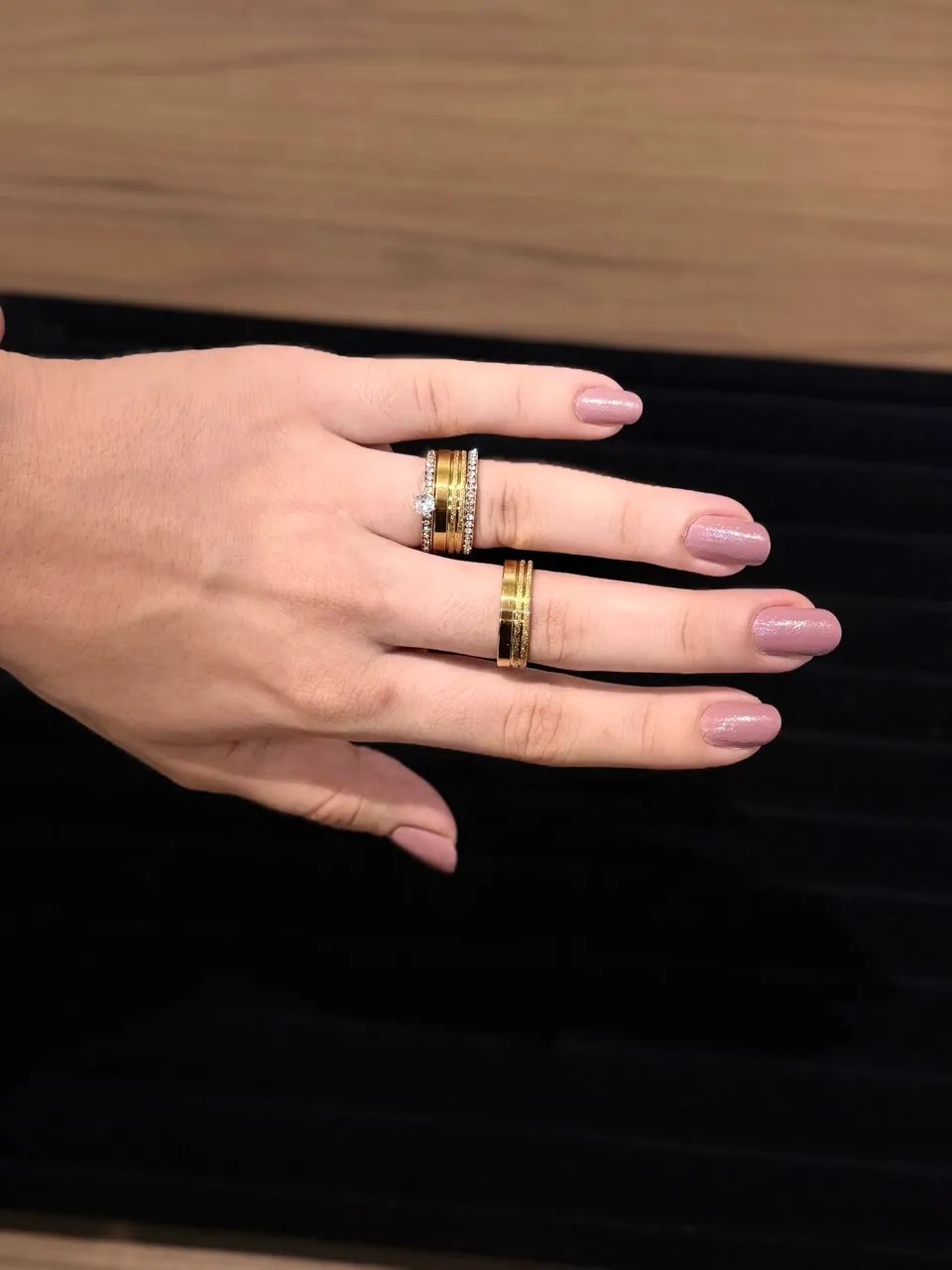 Alianças banhada a ouro com garantia  - Foto 3
