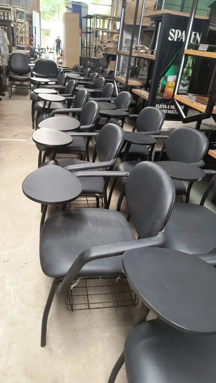 Cadeiras universitária com prancheta emborrachada  - Foto 2