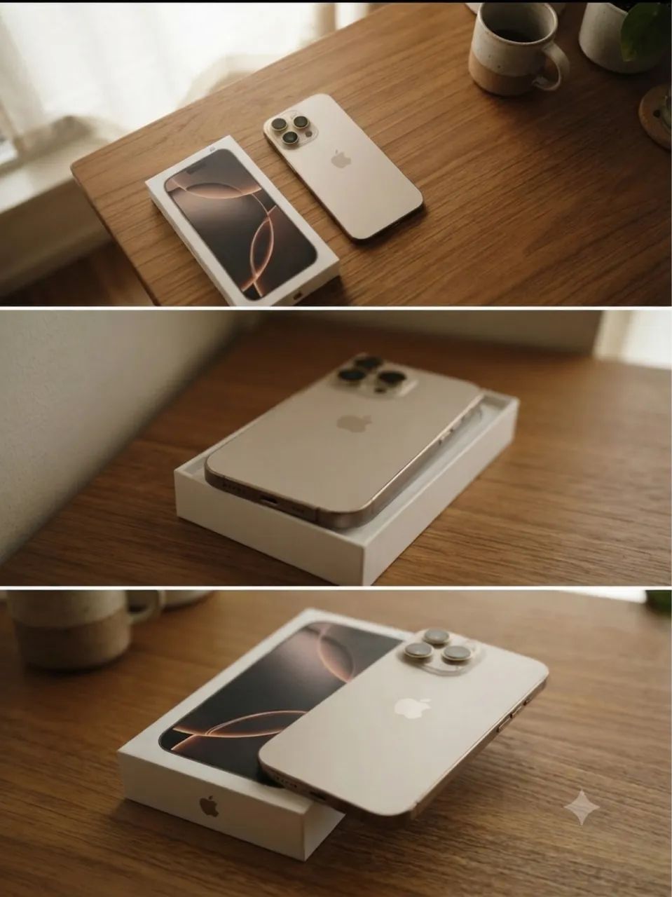 IPHONE 16 pro max 256gb deserto titânio 