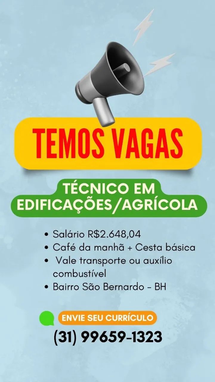 Vaga para técnico!!
