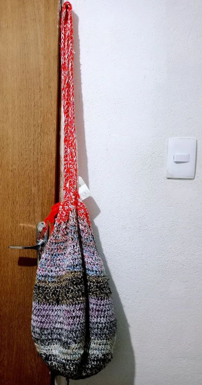 Bolsão de crochê - Foto 3