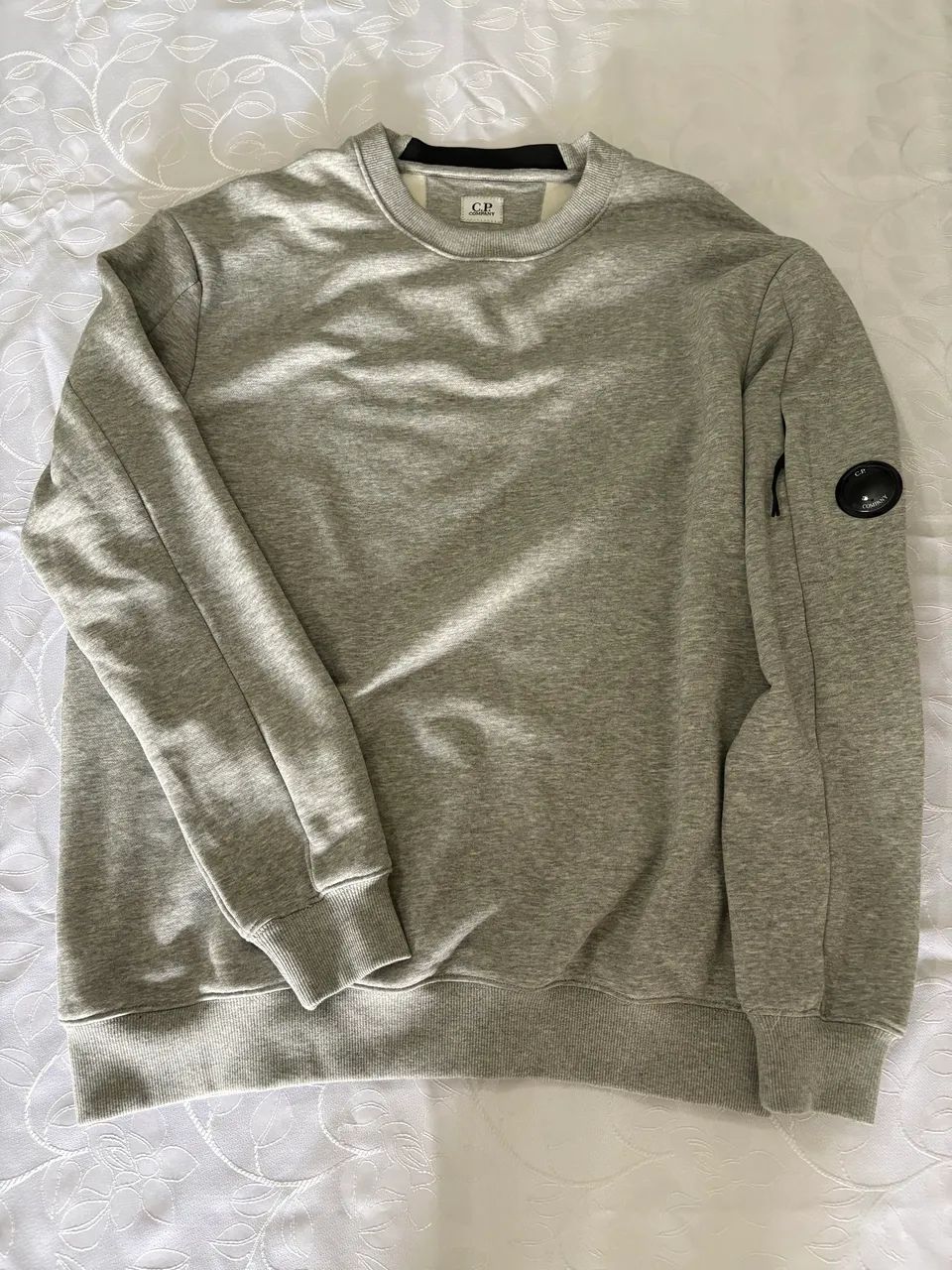 Moletom CP Company Crewneck Sweatshirt Cinza