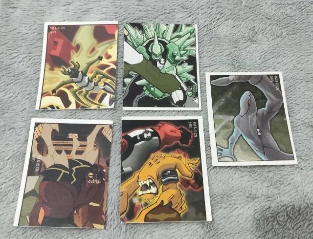 Figurinhas Ben 10 + Tazo Fantasmático  - Foto 2