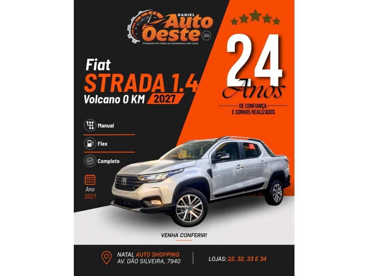 Fiat Strada Volcano 1.3 Flex 8V CD 2027