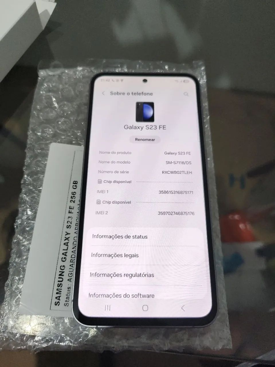 Samsung s23fe 5g 256gb memória impecável  - Foto 3