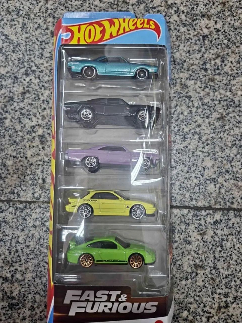 Hot Wheels Pack 5 Carros Velozes E Furiosos
