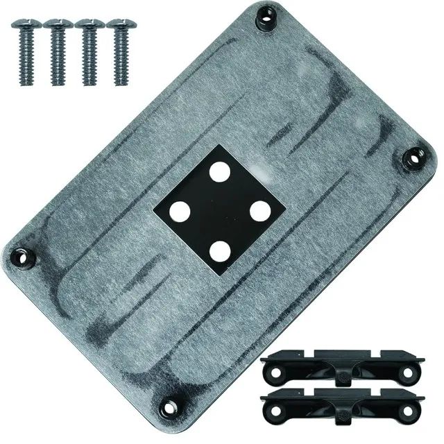 Suporte Base Para Utilização de Air Cooler em Placas Mãe AMD AM4 em alumínio extrudado - Foto 4
