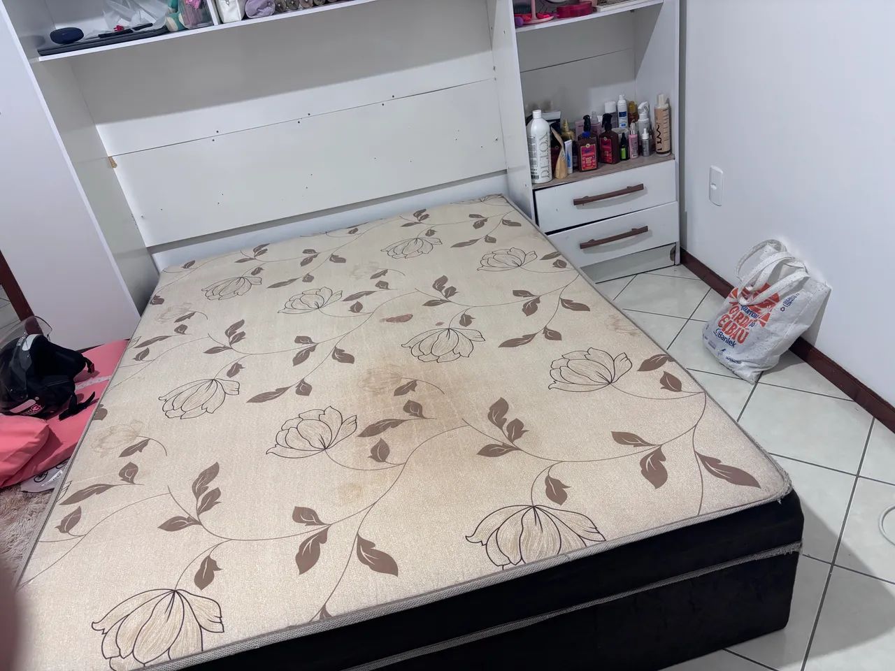 Cama Box Casal Completa (Base + Colchão) - Foto 2