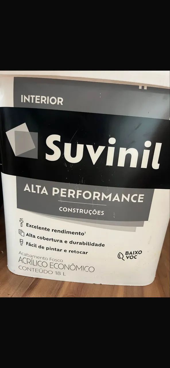 TINTA ACRÍLICA SUVINIL 18L BRANCO FOSCO
