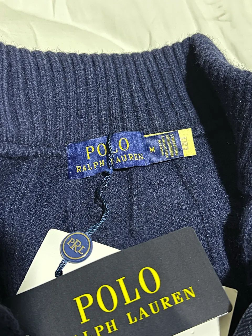 Suéter Polo Ralph Lauren 100% Algodão Azul Marinho  - Foto 2