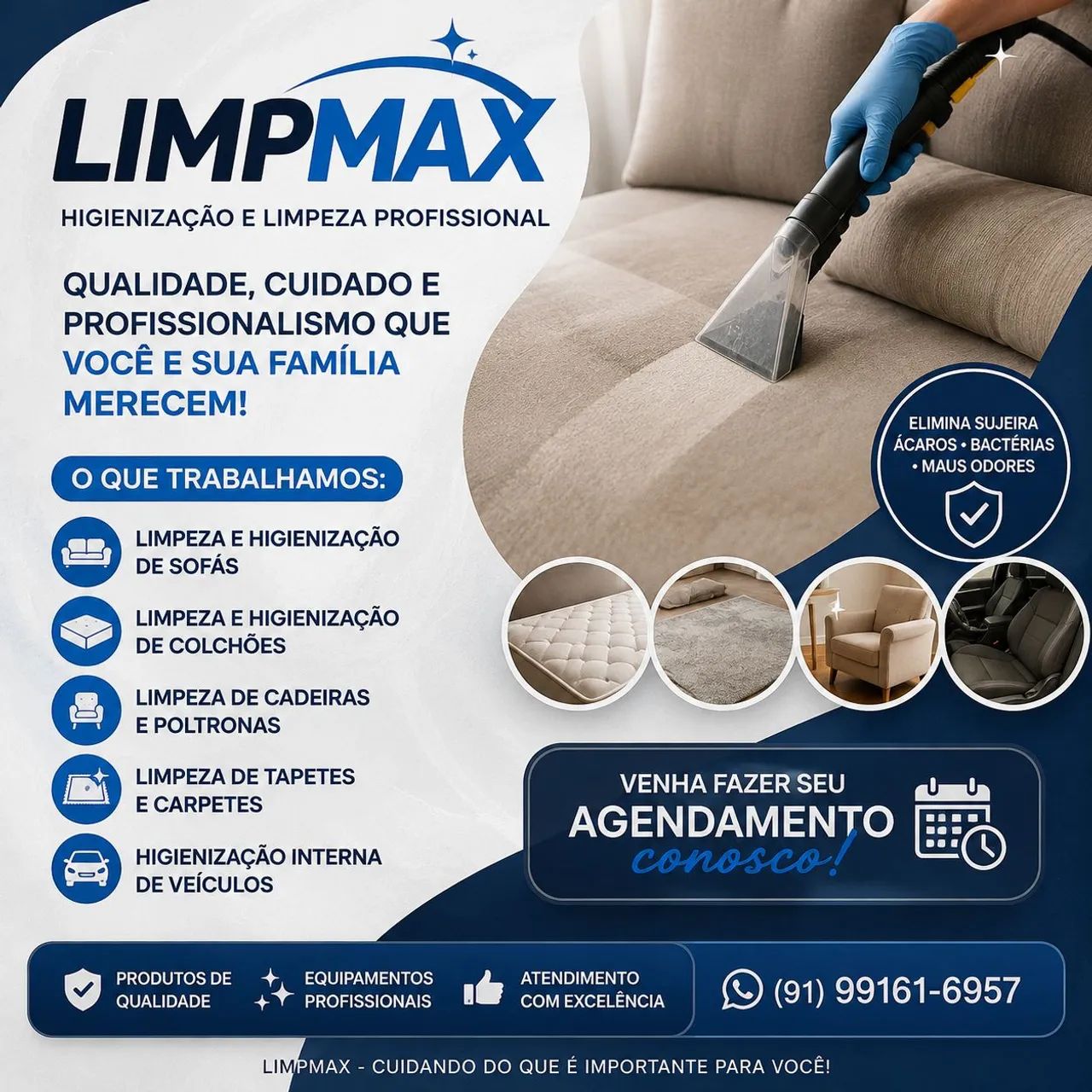 LIMPMAX - Limpeza de Sofás e Estofados a Domicílio
