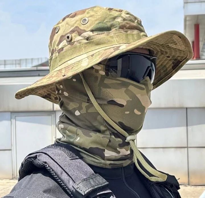 Chapéu e balaclava tática o kit - Foto 2