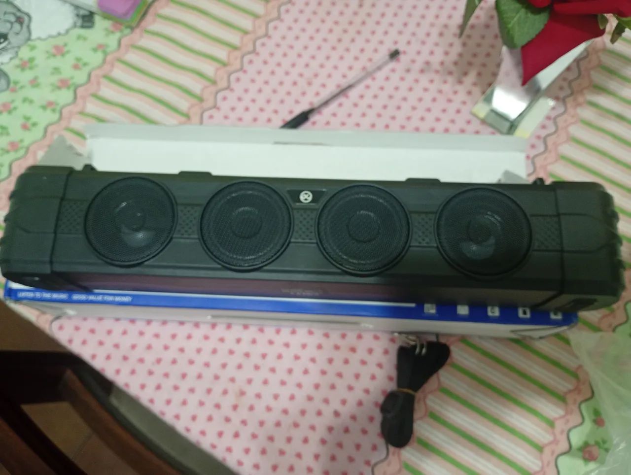 Rádio potente com recarregamento solar e usb - Foto 3