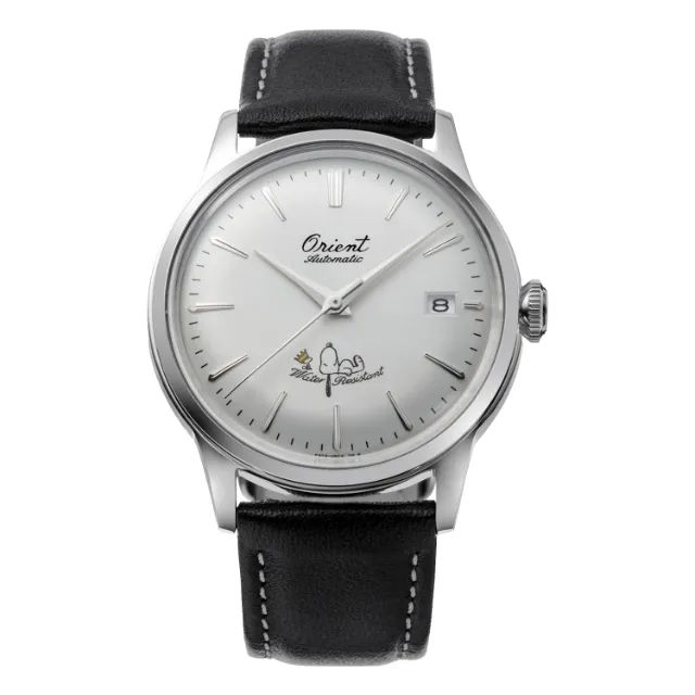 Orient Bambino Peanuts 75th Anniversary: Ed. Limitada, Automático, Calibre F6724, Couro