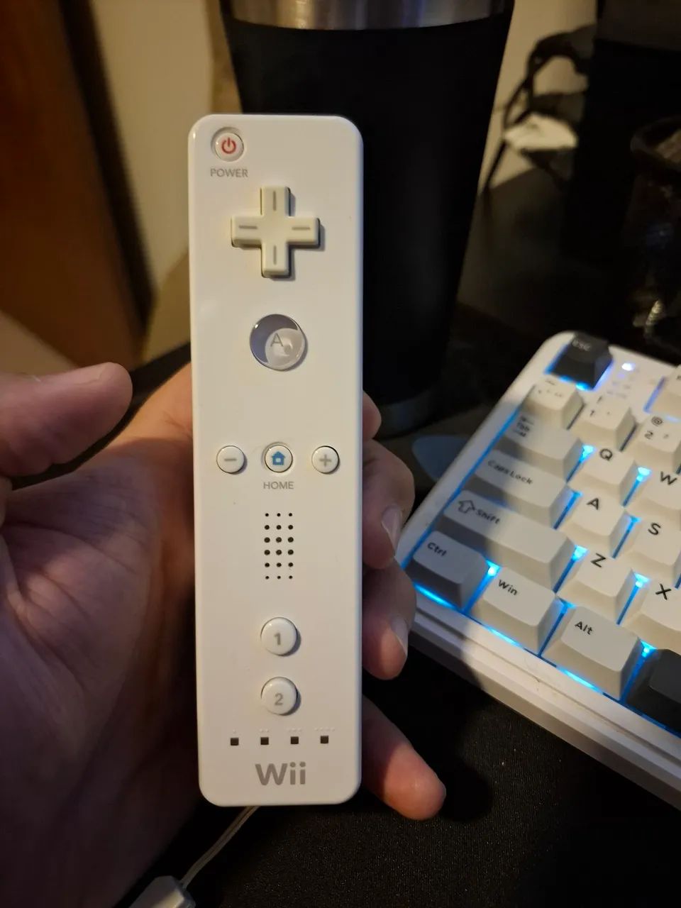Wii remote original + brinde 