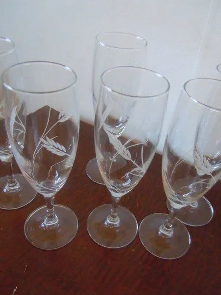 taça flute de cristal