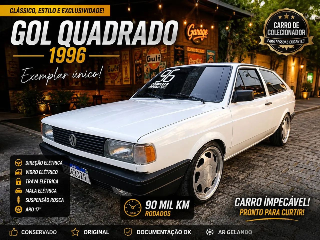 Volkswagen Gol Geração I 1000 2P 1996
