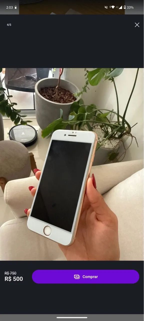 iPhone 8 64gb muito conservado 