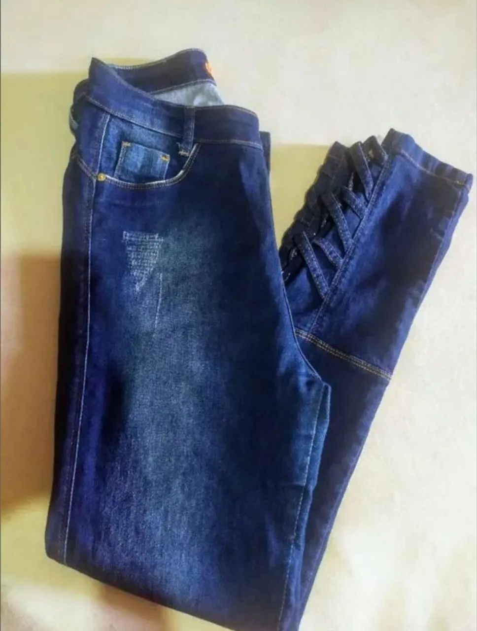 Calça jeans feminina cintura alta  - Foto 2