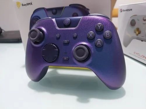 Controle Easysmx X05 Pro Bluetooth Violeta Para Pc Violeta PC, Android e Switch