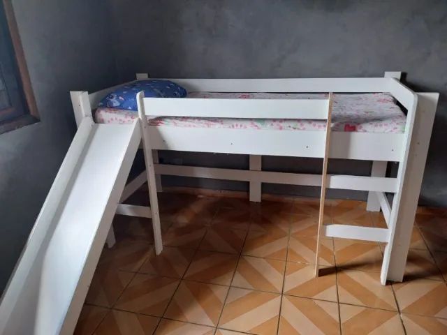 Cama Infantil com Escorregador. - Foto 5
