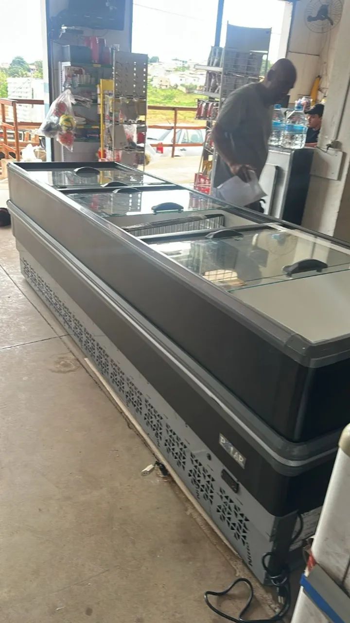 Expositor horizontal de congelados - ilha refrigerada - Foto 2