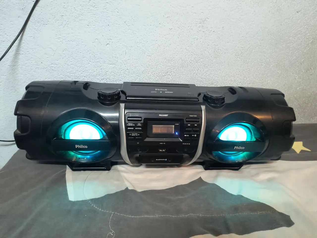 Rádio bombox bluetooth subwofer  - Foto 2