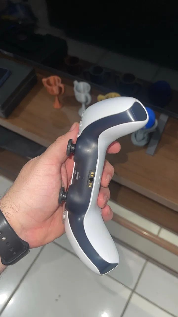 Controle PS5 DualSense Branco - Foto 4